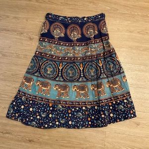 Gorgeous cotton wrap around skirt